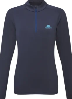 Mountain Equipment Womens Cerrig LS Zip-T - Cosmos