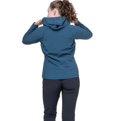 Mountain Equipment Womens Arrow Hooded Jacket - Chili Red-Dusk