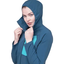 Mountain Equipment Womens Arrow Hooded Jacket - Chili Red-Dusk