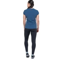 Mountain Equipment Womens Mountain Flower Tee - Stellar Blue
