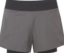 Mountain Equipment Womens Dynamo Twin Shorts - Obsidian-Black