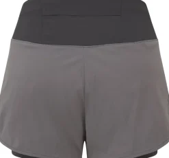 Mountain Equipment Womens Dynamo Twin Shorts - Obsidian-Black