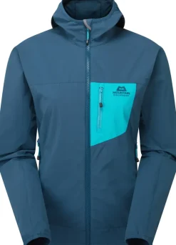 Mountain Equipment Womens Echo Hooded Jacket - Majolica-Topaz