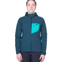 Mountain Equipment Womens Echo Hooded Jacket - Majolica-Topaz