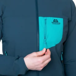 Mountain Equipment Womens Echo Hooded Jacket - Majolica-Topaz