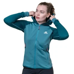 Mountain Equipment Womens Eclipse Hooded Jacket - Medieval Blue