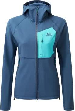 Mountain Equipment Womens Arrow Hooded Jacket - Dusk-Topaz