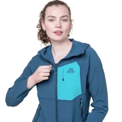 Mountain Equipment Womens Arrow Hooded Jacket - Dusk-Topaz
