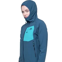 Mountain Equipment Womens Arrow Hooded Jacket - Dusk-Topaz