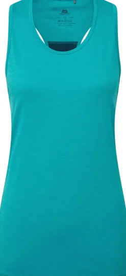 Mountain Equipment Womens Nava Tank - Topaz-Majolica
