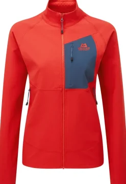 Mountain Equipment Womens Arrow Jacket - Chili Red-Dusk
