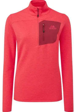 Mountain Equipment Womens Lumiko Zip T - Hibiscus-Tibetan