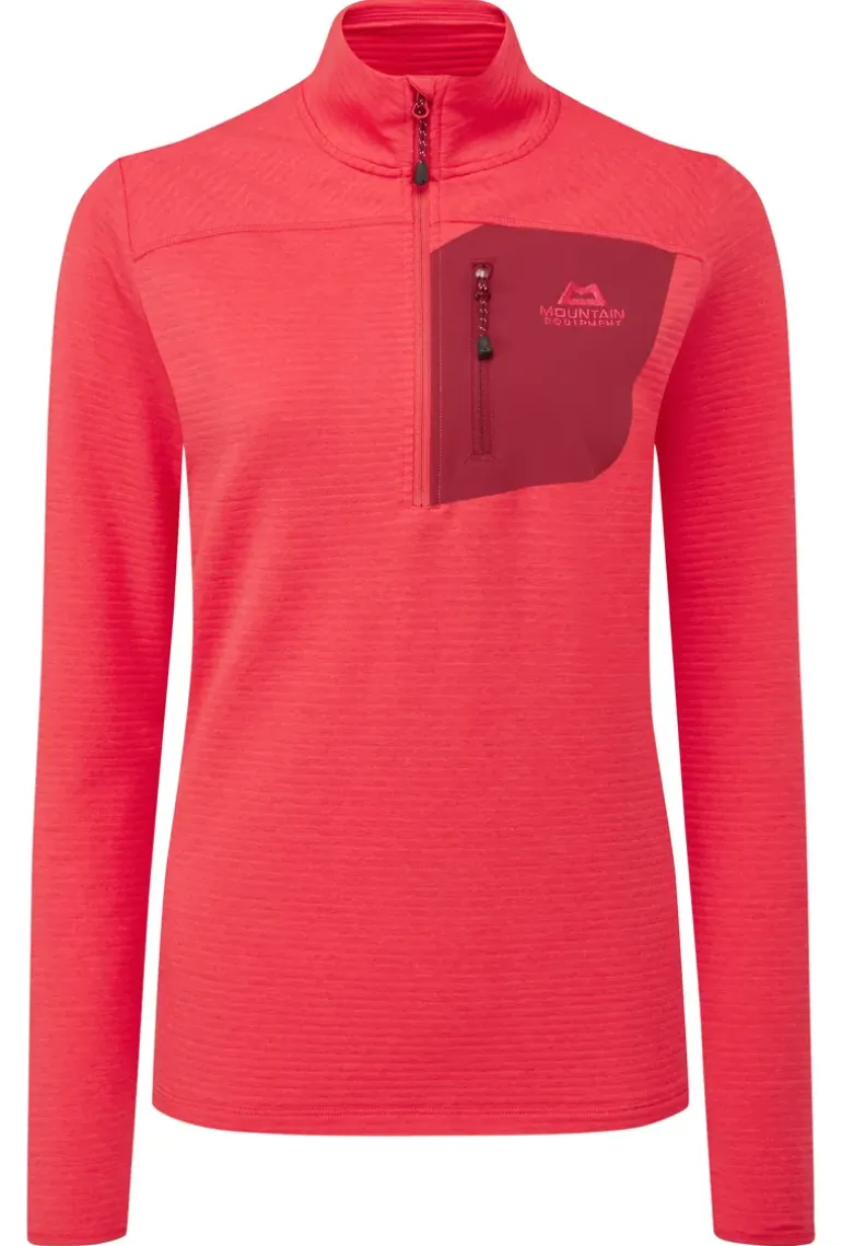 Mountain Equipment Womens Lumiko Zip T - Hibiscus-Tibetan