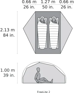 MSR Freelite 2 Tent - Green