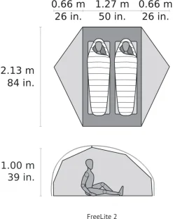 MSR Freelite 2 Tent - Tan