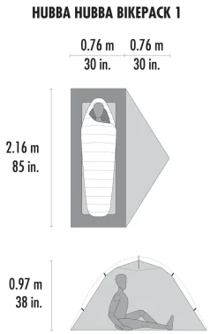 MSR Hubba Hubba Bikepack 1 Tent