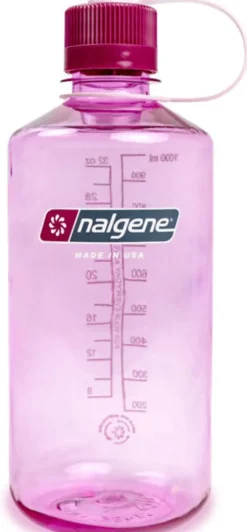 Nalgene Sustain Narrow Mouth Water Bottle - 1L - Cosmo