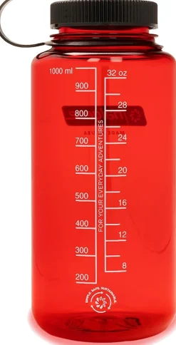 Nalgene Tritan Sustain Wide Mouth Bottle - 1L - Red