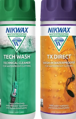 Nikwax Tech Wash and TX.Direct Wash-In Twin Pack - 300ml