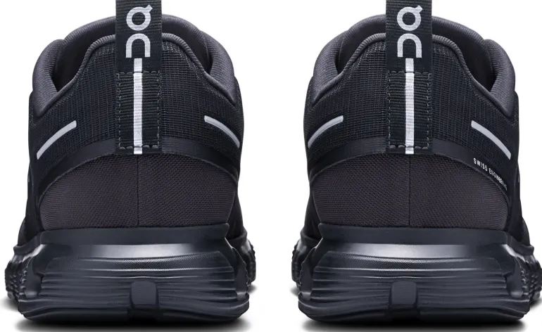 ON Mens Cloud 6 Waterproof Shoes - Black-Black