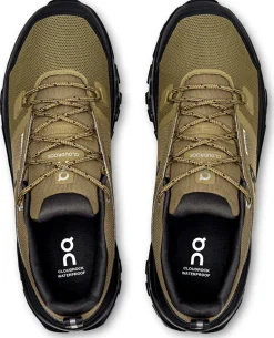 ON Mens Cloudrock Low Waterproof Shoes - Hunter-Black