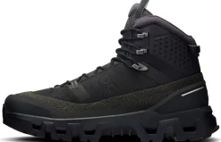 ON Mens Cloudrock Trek Waterproof Shoes - Black-Black