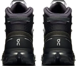 ON Mens Cloudrock Trek Waterproof Shoes - Black-Black