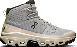 ON Womens Cloudrock Mid Waterproof Shoes - Alloy-Ice