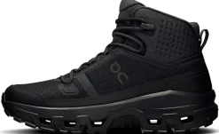 ON Womens Cloudrock Mid Waterproof Shoes - Black-Black