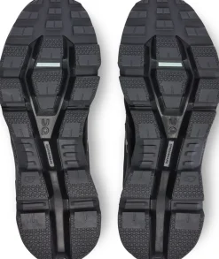 ON Womens Cloudwander Waterproof Hiking Shoes - Black-Eclipse