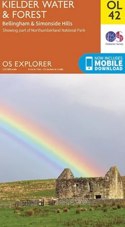 OS Explorer Map OL42 - Kielder Water and Forest