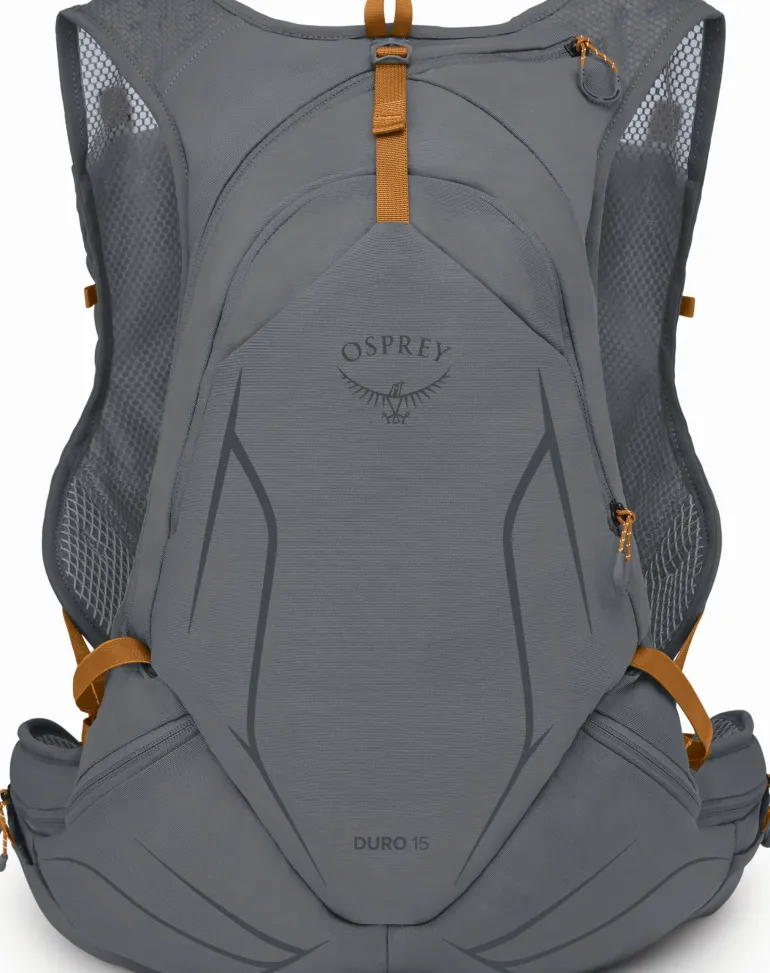Osprey Duro 15 with Flasks - Phantom Grey-Toffee Orange