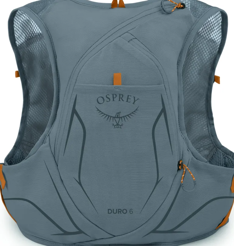 Osprey Duro 6 with Flasks - Phantom Grey-Toffee Orange