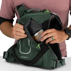 Osprey Escapist Velocity 6 Rucksack - Tundra Green-Botanica