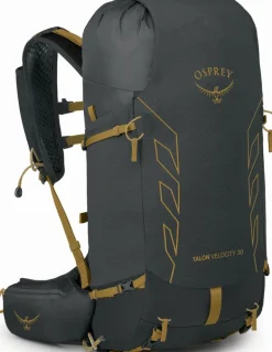 Osprey Talon Velocity 30 Rucksack - Dark Charcoal-Tumbleweed Yellow