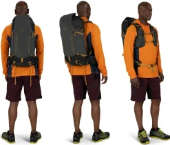 Osprey Talon Velocity 30 Rucksack - Dark Charcoal-Tumbleweed Yellow