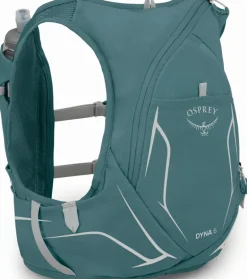 Osprey Womens Dyna 6 with Flasks - Cascade Blue-Silver Lining