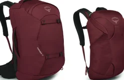 Osprey Womens Fairview 55 Travel Pack - Zircon Red