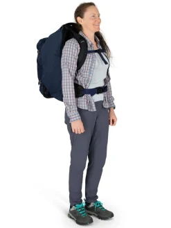 Osprey Womens Fairview 55 Travel Pack - Zircon Red