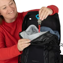 Osprey Womens Tempest 22 Rucksack - Extended Fit - Black-Coal Grey