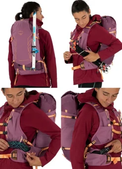 Osprey Womens Tempest Velocity 20 Rucksack - Pashmina-Melon