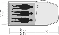 Outwell Earth 3 Plus Tent