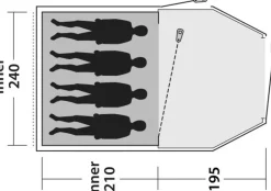 Outwell Earth 4 Plus Tent