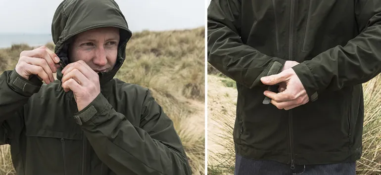 Paramo Mens Bentu Windproof Jacket - Moss