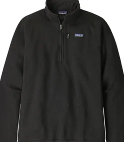 Patagonia Mens Better Sweater 1/4 Zip Fleece - Black
