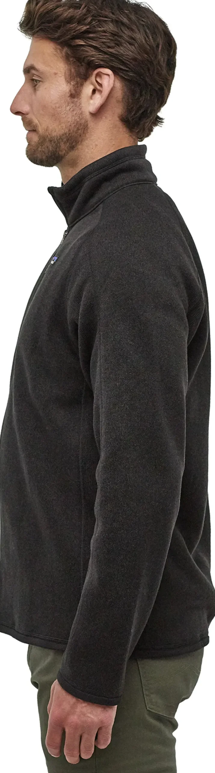 Patagonia Mens Better Sweater 1/4 Zip Fleece - Black