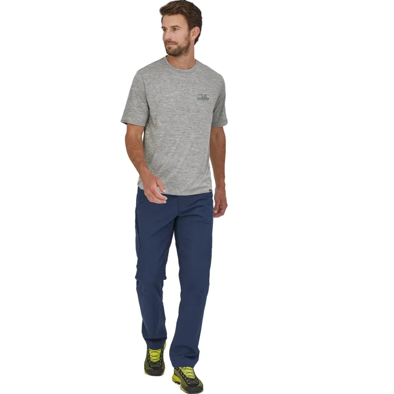 Patagonia Mens Cap Cool Daily Graphic Shirt - 73 Skyline-Feather Grey