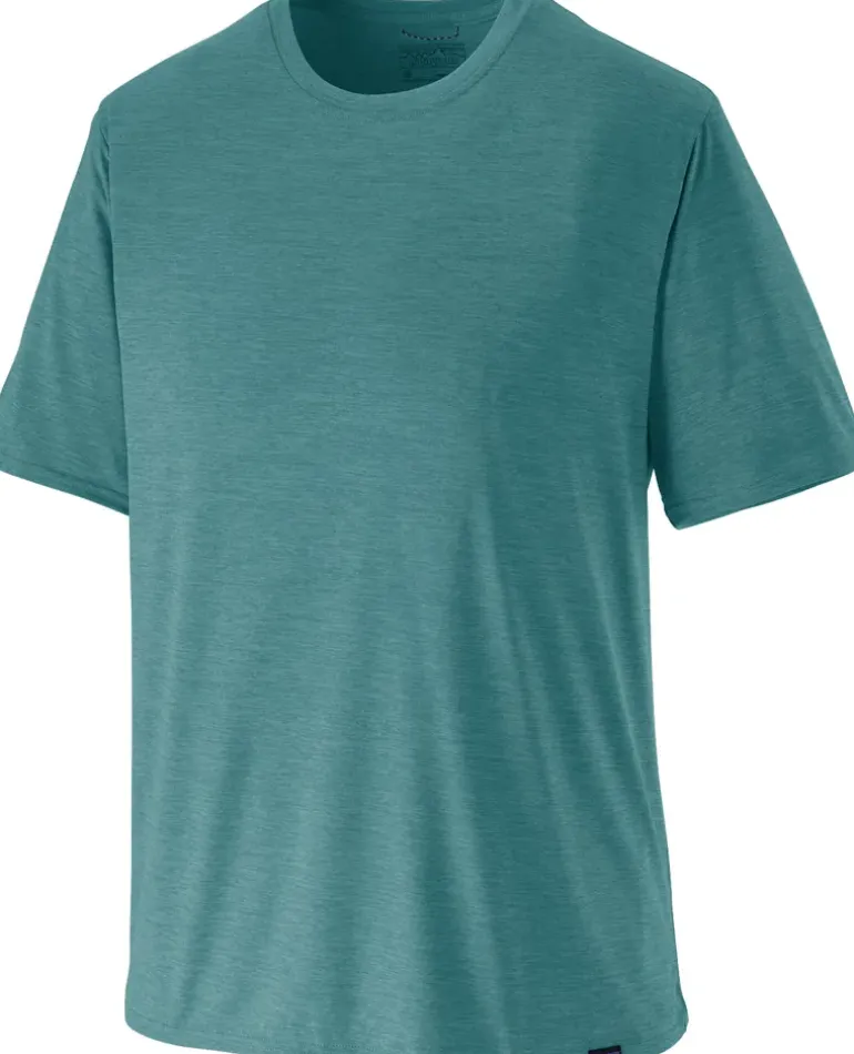 Patagonia Mens Cap Cool Daily Shirt - Wetland Blue-Light Wetland Blue X-Dye