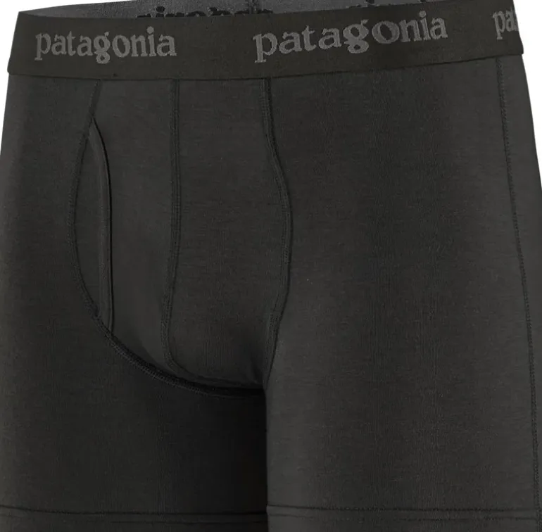 Patagonia Mens Essential Boxer Briefs - Black
