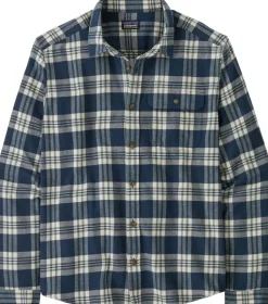 Patagonia Mens Fjord Flannel Shirt - Base Camp-New Navy